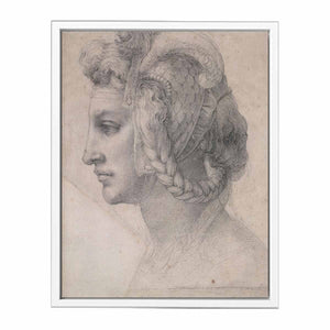 Ideal head of a woman By Michelangelo Buonarroti