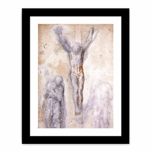 Christ Crucified between the Virgin and Nicodemus By Michelangelo Buonarroti