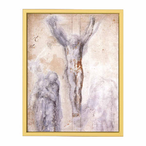 Christ Crucified between the Virgin and Nicodemus By Michelangelo Buonarroti
