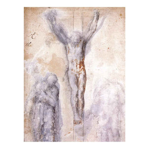 Christ Crucified between the Virgin and Nicodemus By Michelangelo Buonarroti