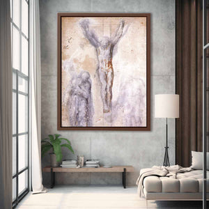 Christ Crucified between the Virgin and Nicodemus By Michelangelo Buonarroti