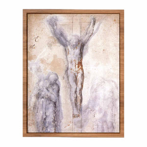 Christ Crucified between the Virgin and Nicodemus By Michelangelo Buonarroti