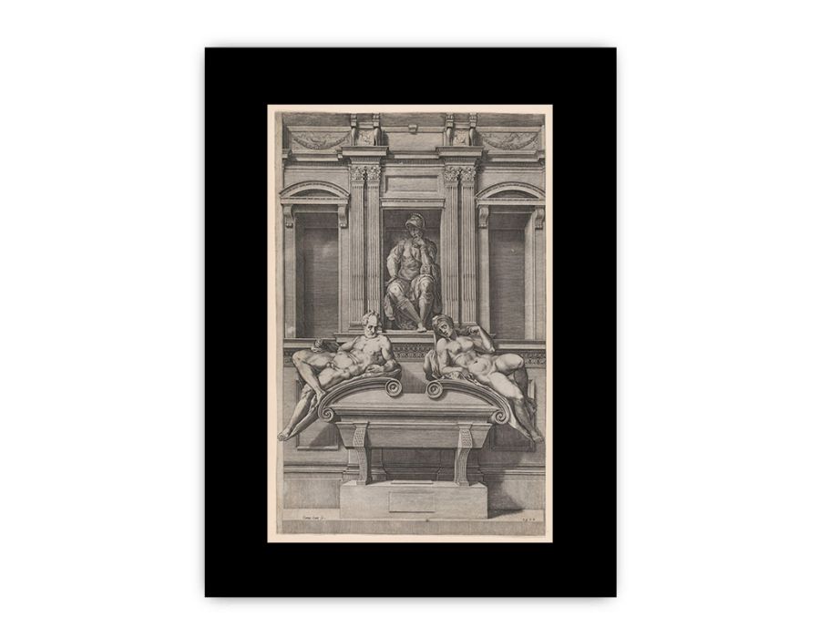 The Tomb of Lorenzo de' Medici from The Tombs of the Medici By Michelangelo Buonarroti