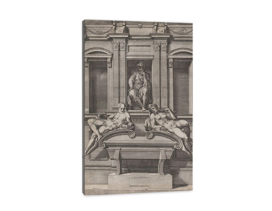 The Tomb of Lorenzo de' Medici from The Tombs of the Medici By Michelangelo Buonarroti