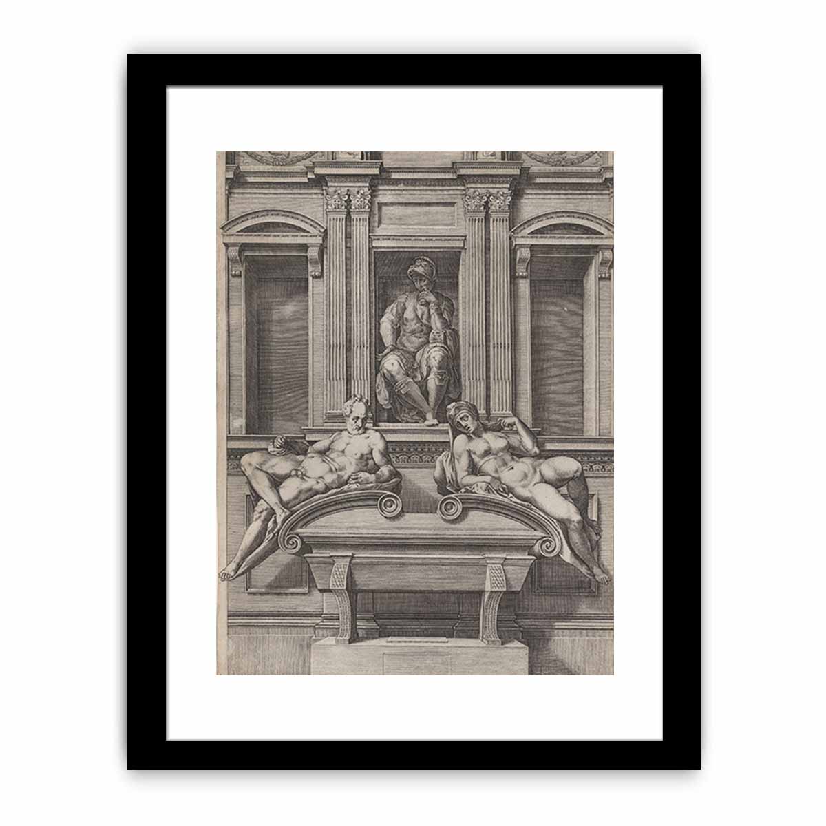 The Tomb of Lorenzo de' Medici from The Tombs of the Medici By Michelangelo Buonarroti