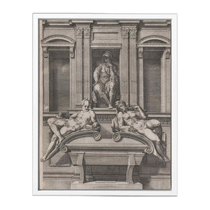 The Tomb of Lorenzo de' Medici from The Tombs of the Medici By Michelangelo Buonarroti