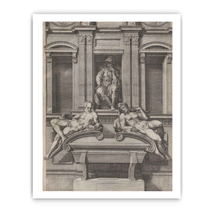 The Tomb of Lorenzo de' Medici from The Tombs of the Medici By Michelangelo Buonarroti