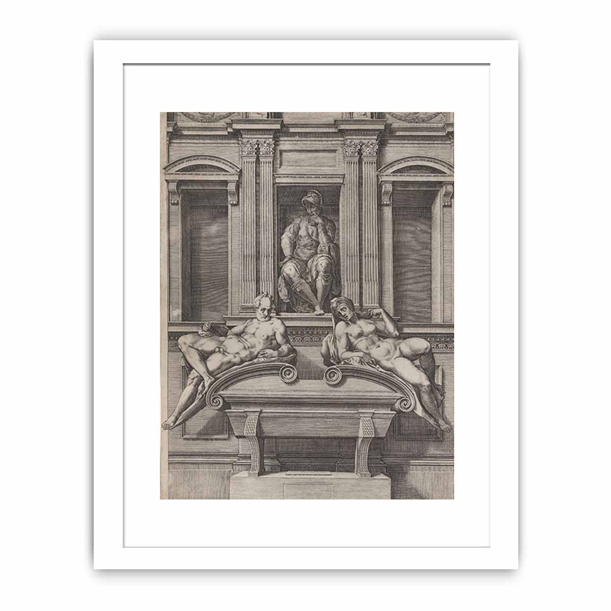 The Tomb of Lorenzo de' Medici from The Tombs of the Medici By Michelangelo Buonarroti