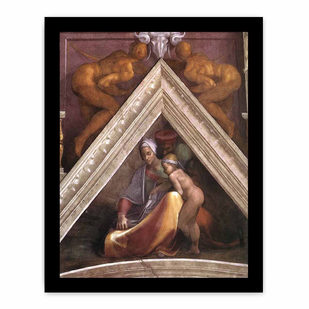 Ancestors of Christ: figures By Michelangelo Buonarroti