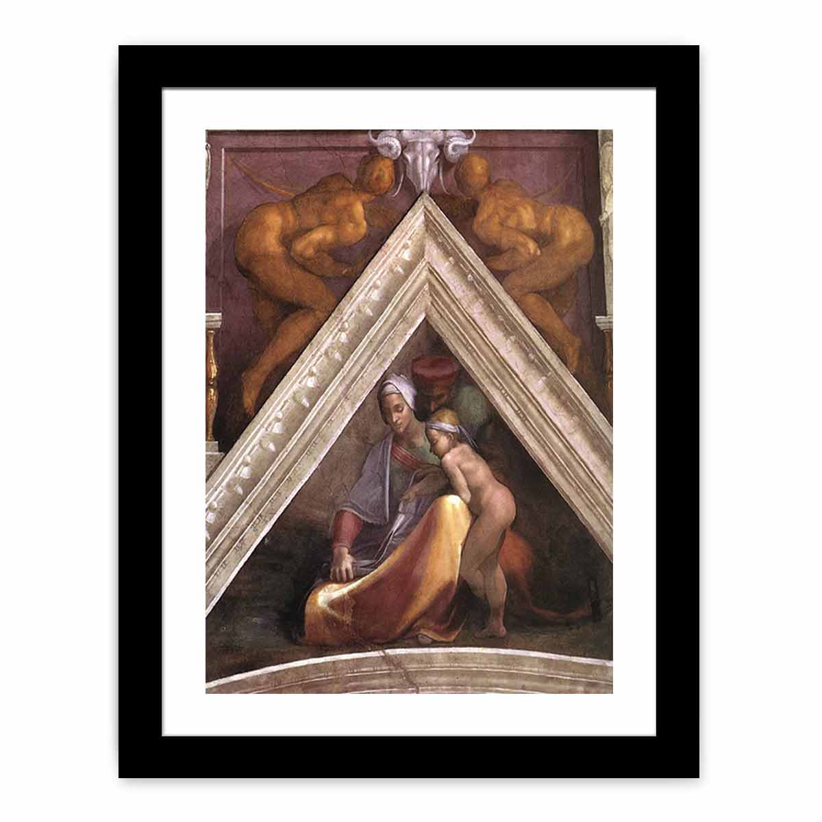 Ancestors of Christ: figures By Michelangelo Buonarroti