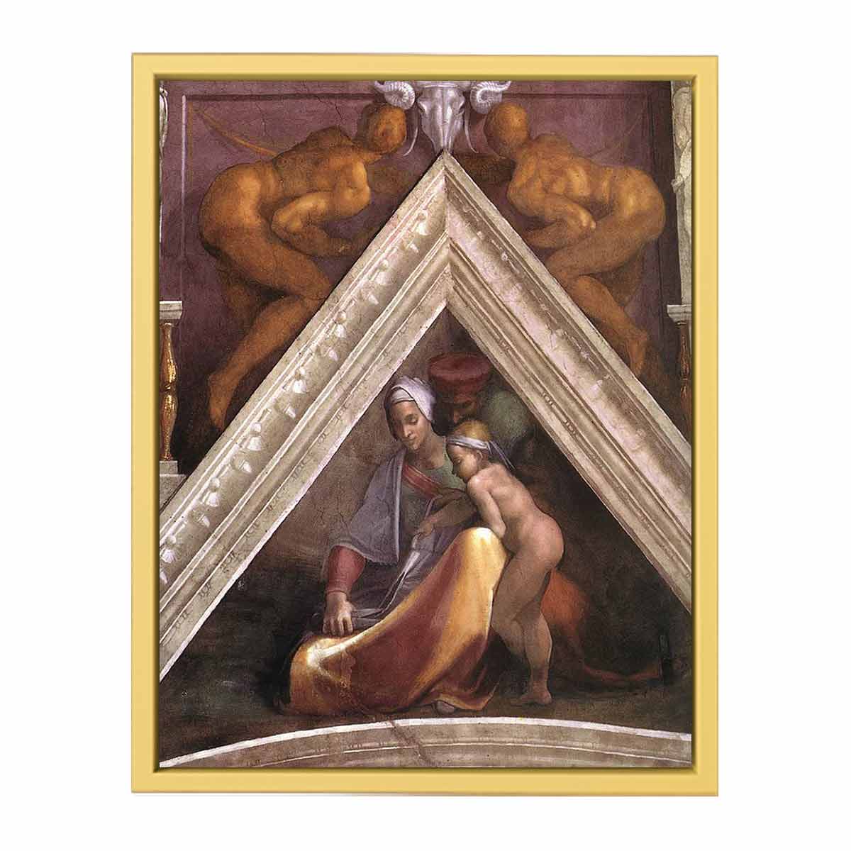 Ancestors of Christ: figures By Michelangelo Buonarroti