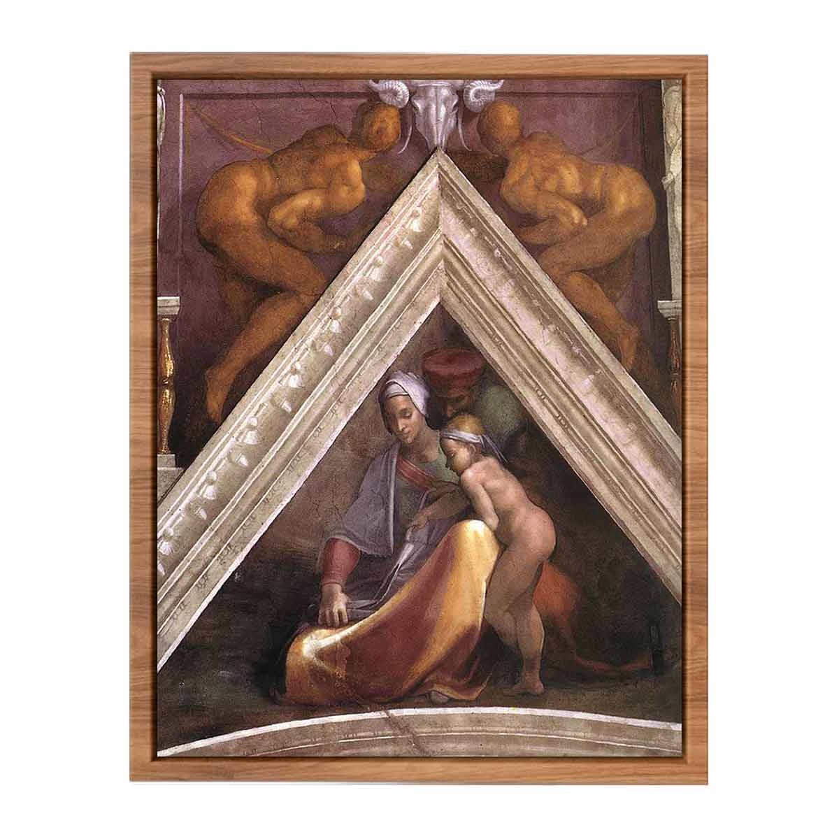 Ancestors of Christ: figures By Michelangelo Buonarroti
