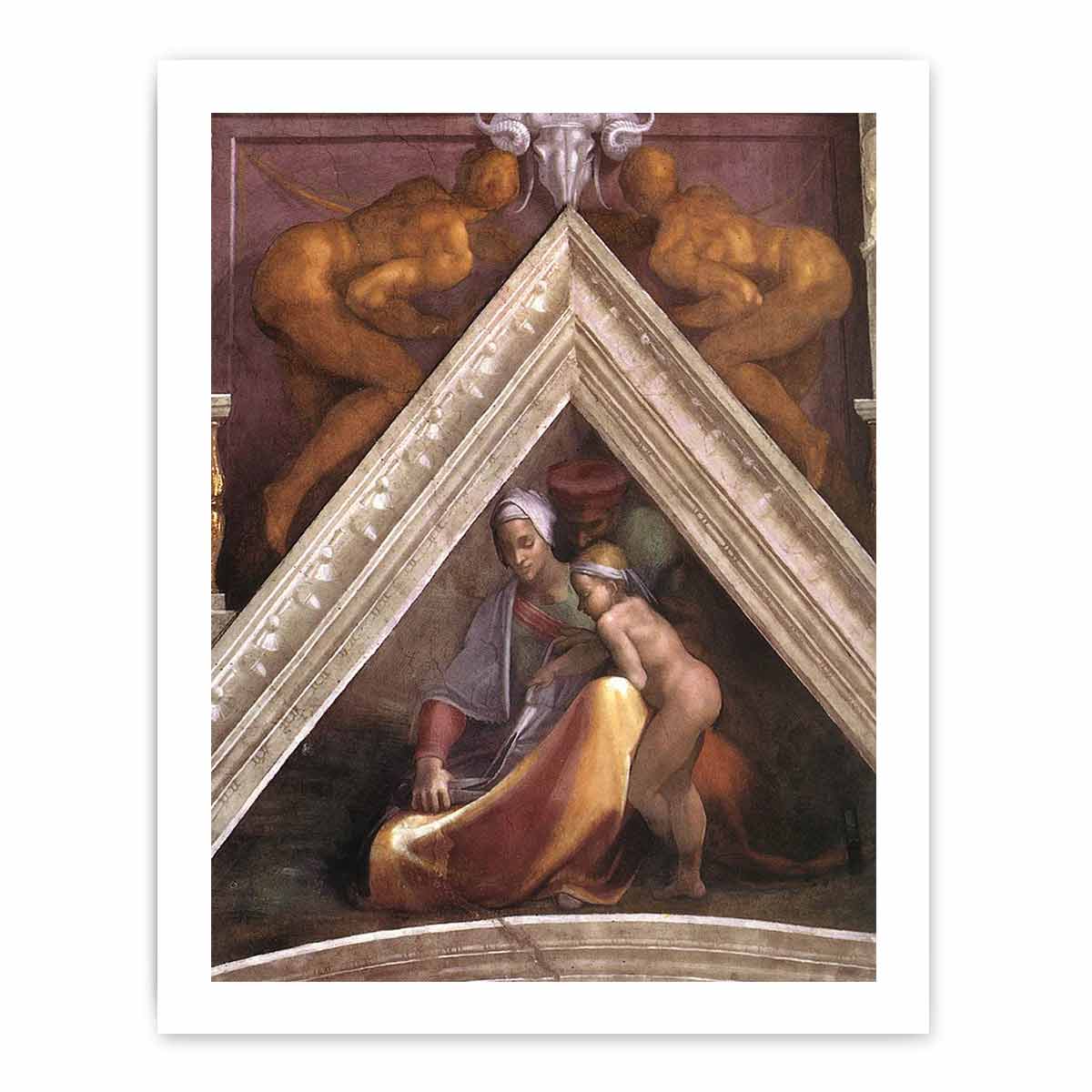 Ancestors of Christ: figures By Michelangelo Buonarroti
