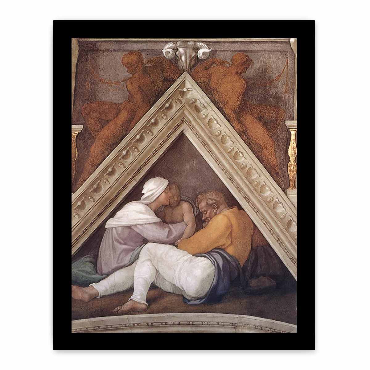 Ancestors of Christ: figures By Michelangelo Buonarroti