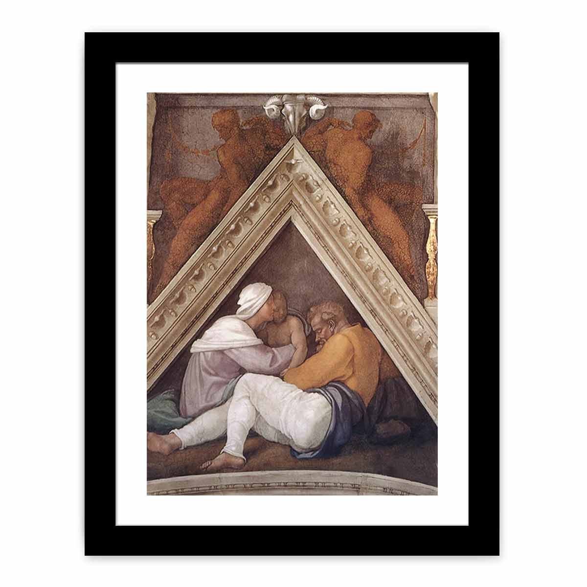 Ancestors of Christ: figures By Michelangelo Buonarroti
