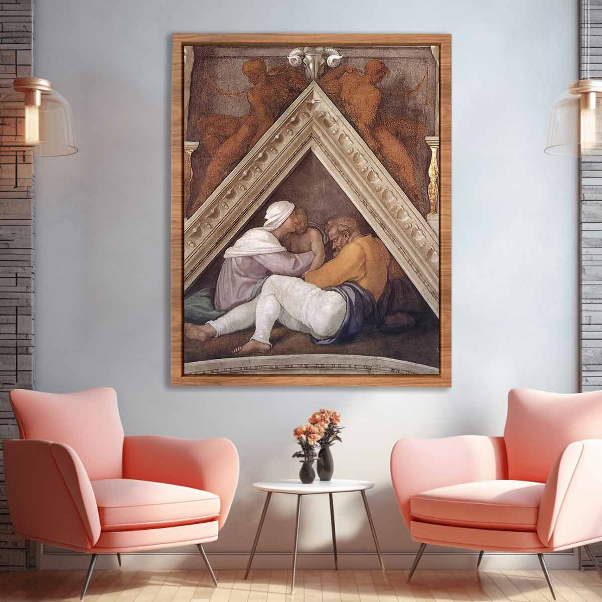 Ancestors of Christ: figures By Michelangelo Buonarroti
