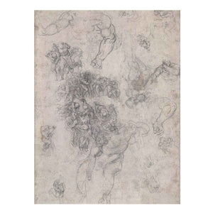 Studies for The Last Judgement By Michelangelo Buonarroti