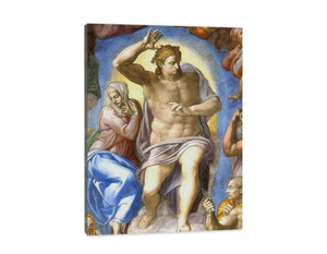 Last Judgement Christ The Judge By Michelangelo Buonarroti