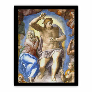 Last Judgement Christ The Judge By Michelangelo Buonarroti
