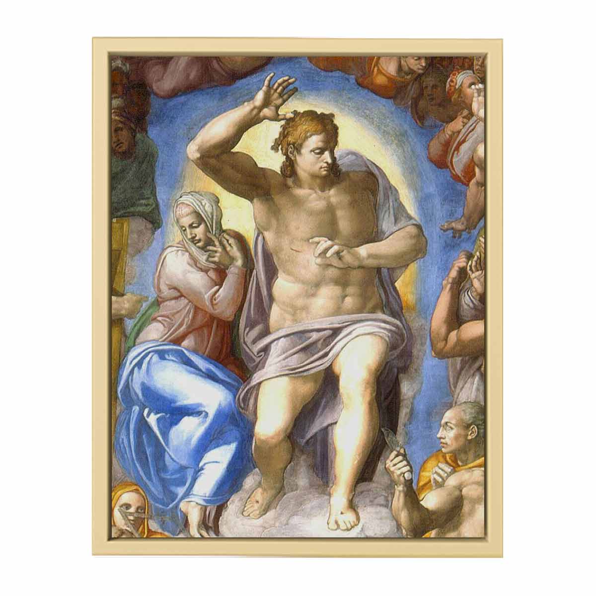Last Judgement Christ The Judge By Michelangelo Buonarroti