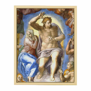 Last Judgement Christ The Judge By Michelangelo Buonarroti