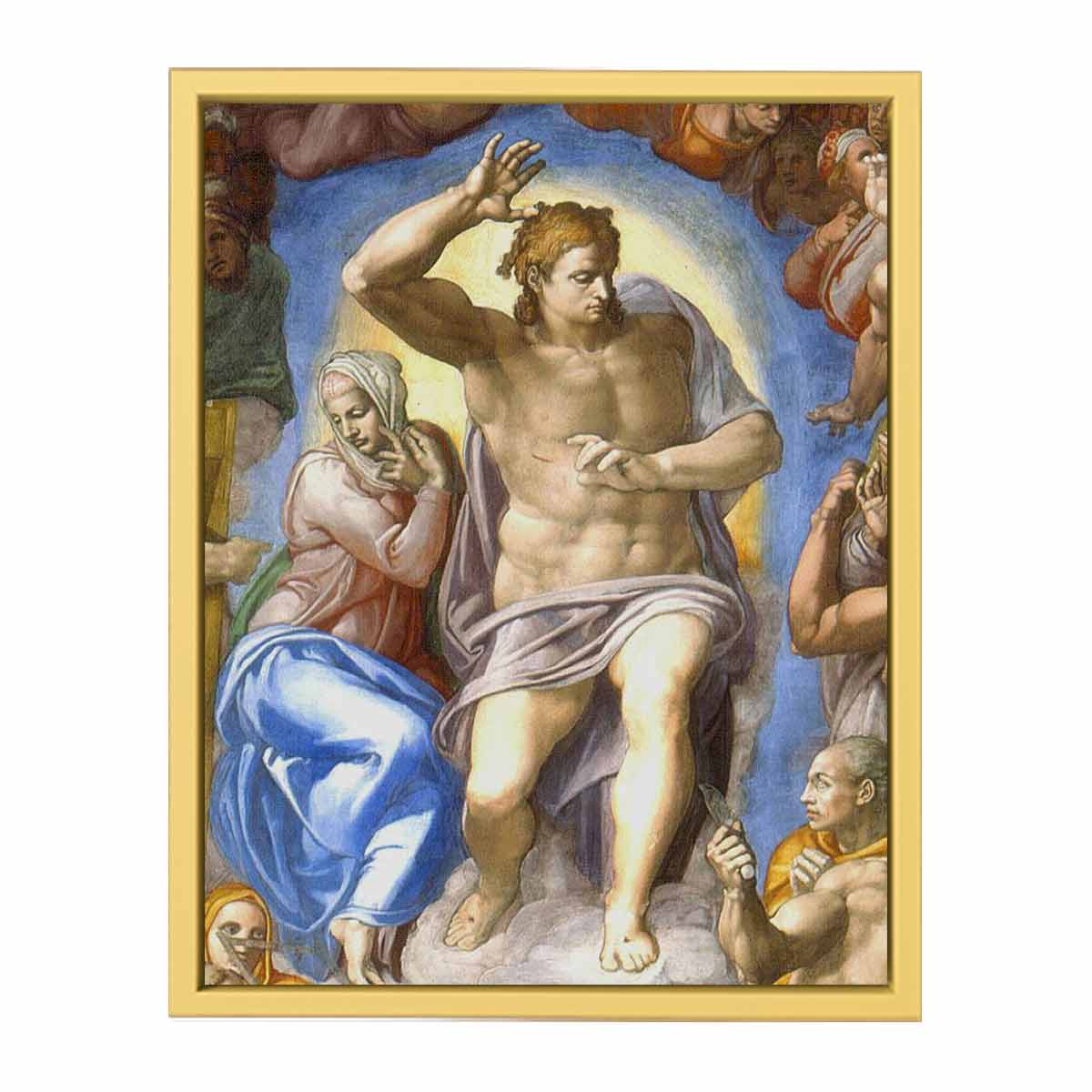 Last Judgement Christ The Judge By Michelangelo Buonarroti