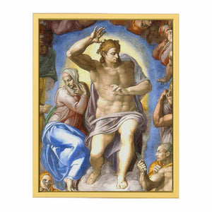 Last Judgement Christ The Judge By Michelangelo Buonarroti
