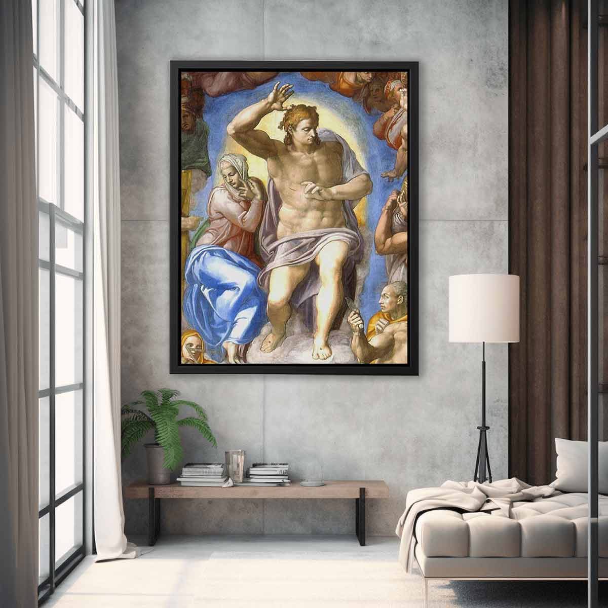 Last Judgement Christ The Judge By Michelangelo Buonarroti