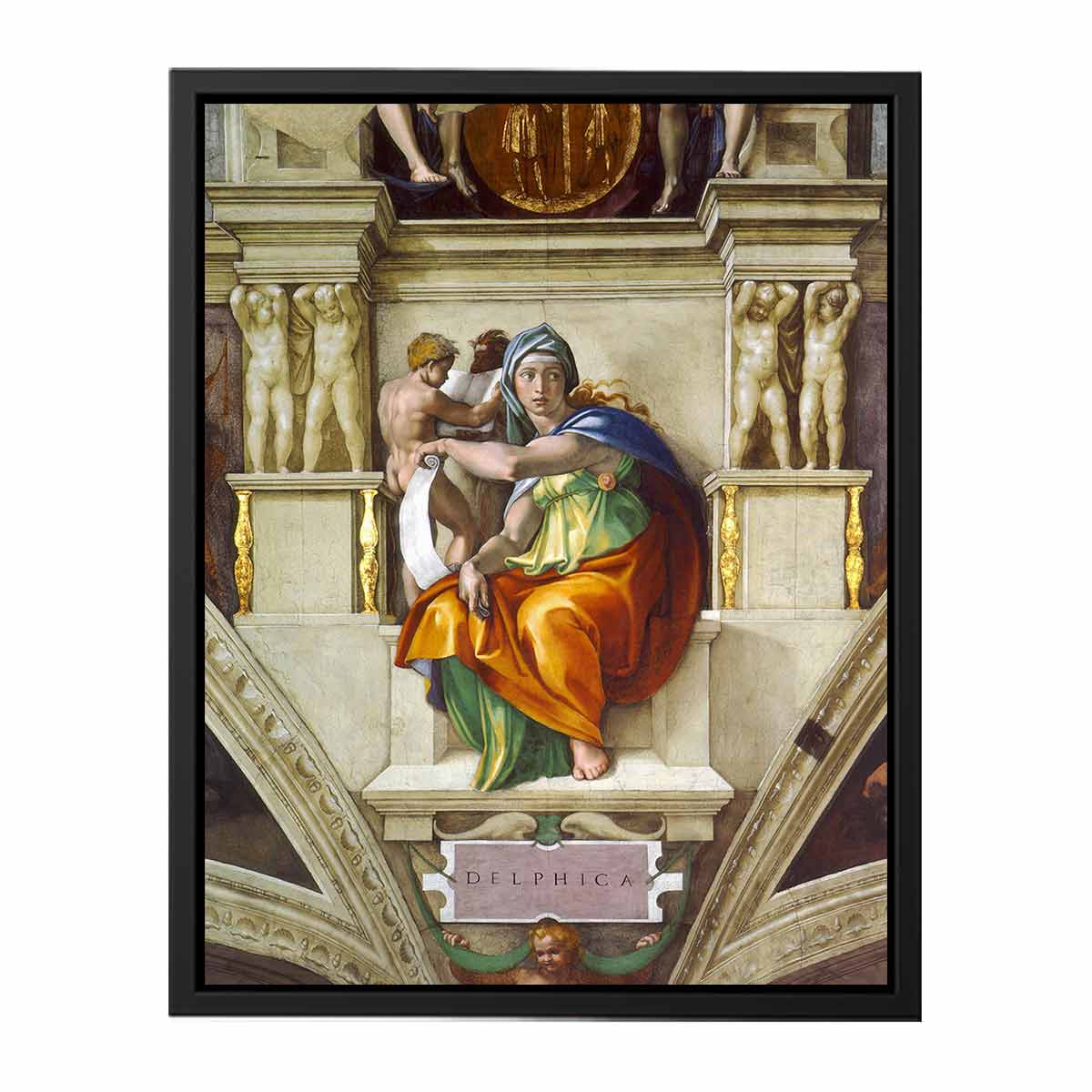The Delphic Sibyl By Michelangelo Buonarroti