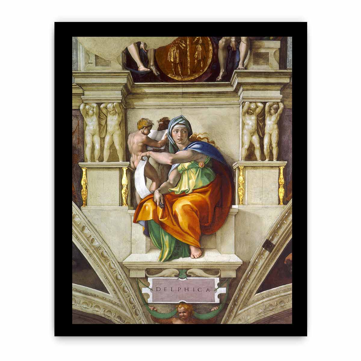 The Delphic Sibyl By Michelangelo Buonarroti