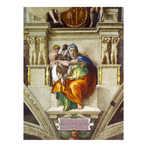 The Delphic Sibyl By Michelangelo Buonarroti