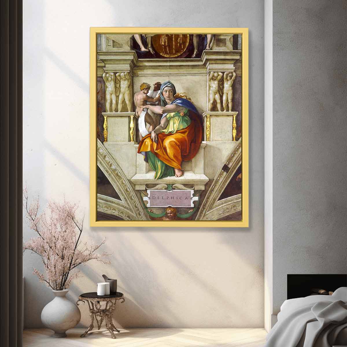 The Delphic Sibyl By Michelangelo Buonarroti