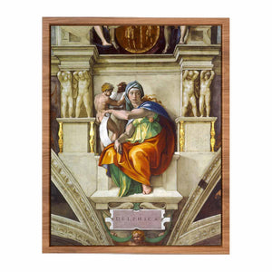The Delphic Sibyl By Michelangelo Buonarroti