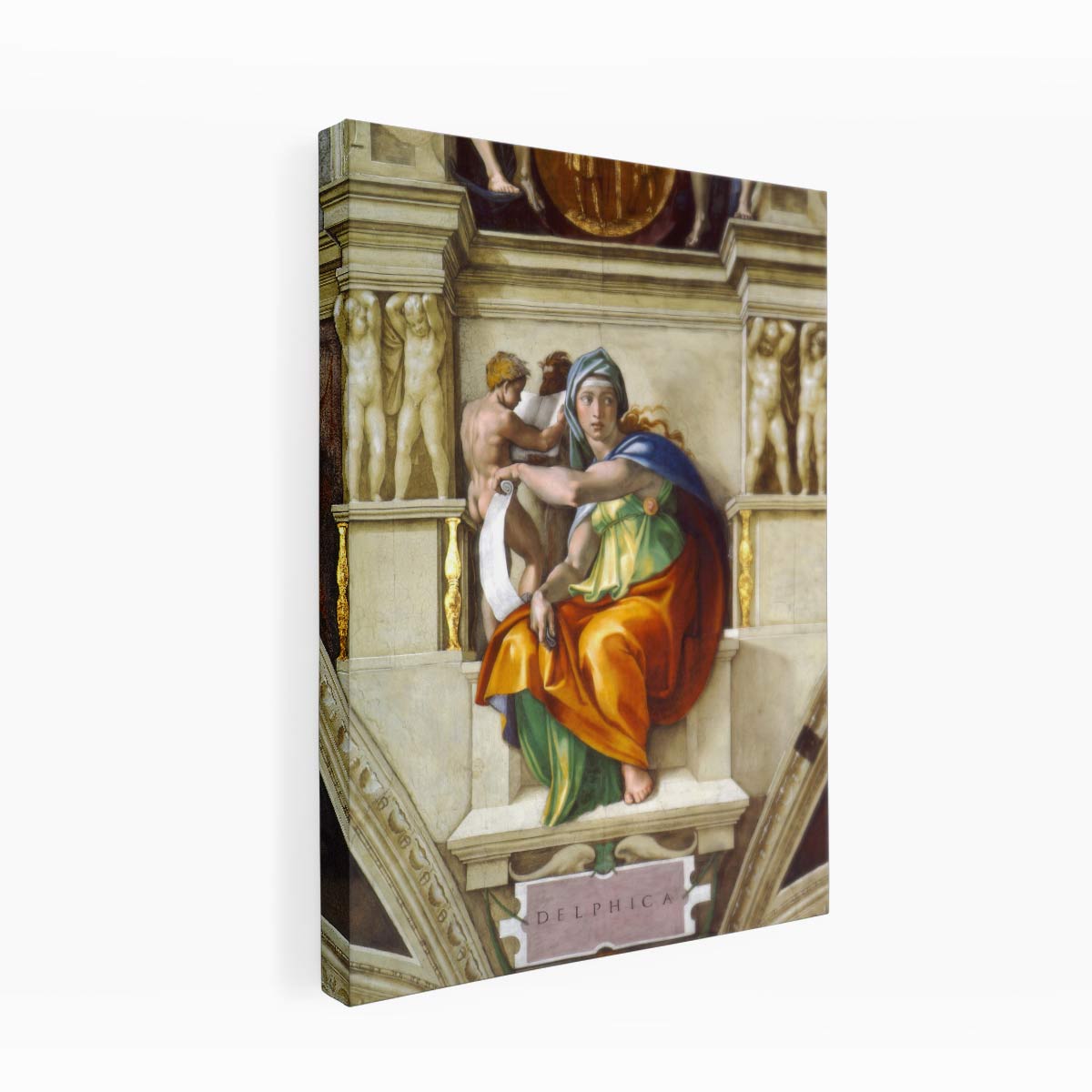 The Delphic Sibyl By Michelangelo Buonarroti