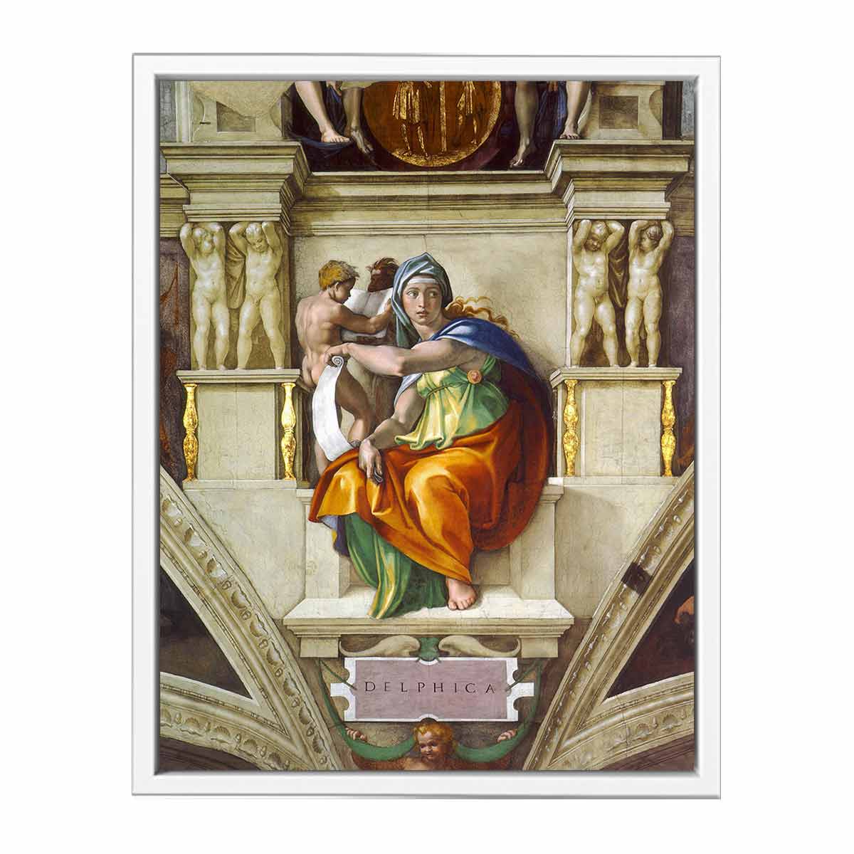 The Delphic Sibyl By Michelangelo Buonarroti