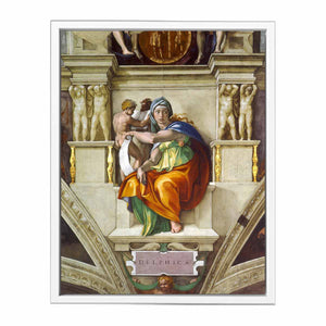 The Delphic Sibyl By Michelangelo Buonarroti