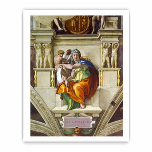 The Delphic Sibyl By Michelangelo Buonarroti