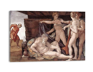Drunkenness of Noah By Michelangelo Buonarroti