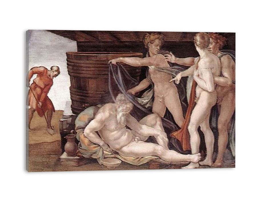 Drunkenness of Noah By Michelangelo Buonarroti