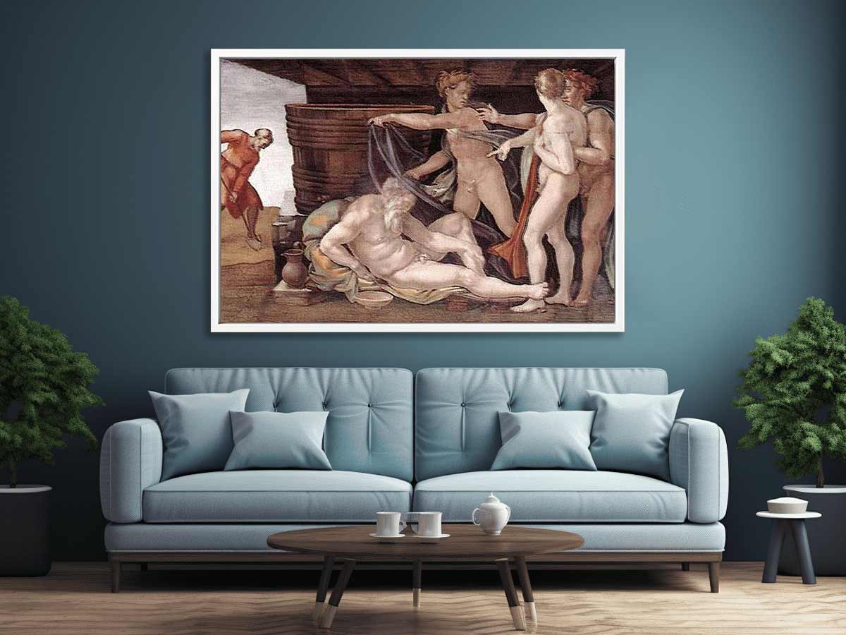 Drunkenness of Noah By Michelangelo Buonarroti
