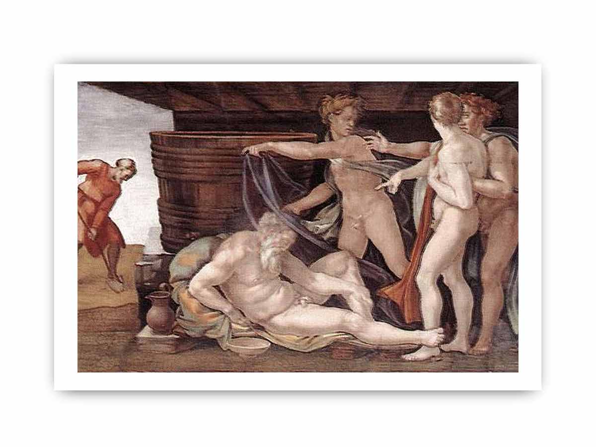 Drunkenness of Noah By Michelangelo Buonarroti