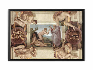 Creation of Eve (with ignudi and medallions) By Michelangelo Buonarroti