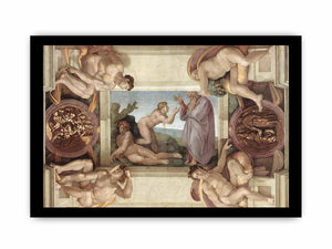 Creation of Eve (with ignudi and medallions) By Michelangelo Buonarroti