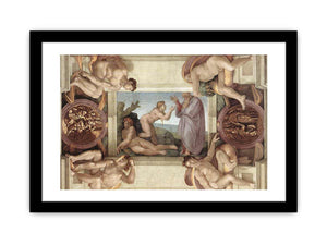 Creation of Eve (with ignudi and medallions) By Michelangelo Buonarroti