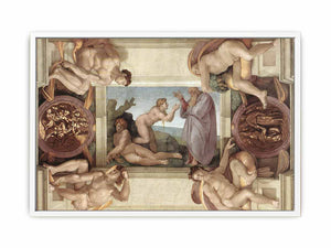 Creation of Eve (with ignudi and medallions) By Michelangelo Buonarroti