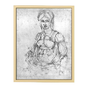 Portrait of Vittoria Colonna By Michelangelo Buonarroti