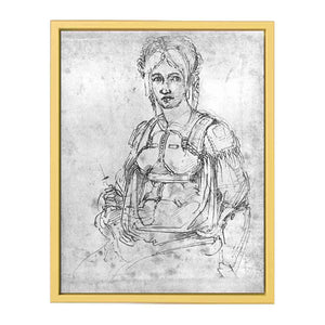 Portrait of Vittoria Colonna By Michelangelo Buonarroti
