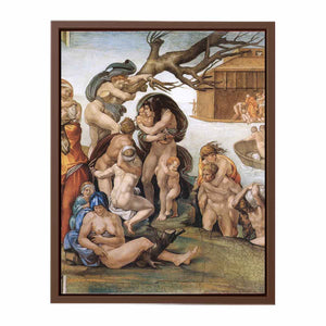The Deluge (detail) By Michelangelo Buonarroti