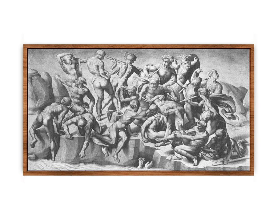 Battle of Cascina (part) By Michelangelo Buonarroti