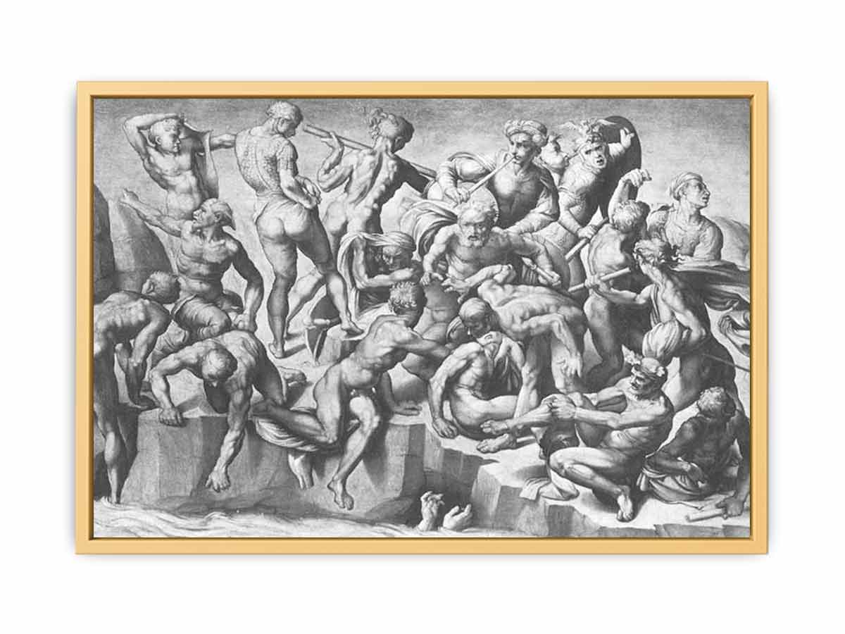Battle of Cascina (part) By Michelangelo Buonarroti